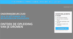 Desktop Screenshot of onderwijsbeurszuid.nl